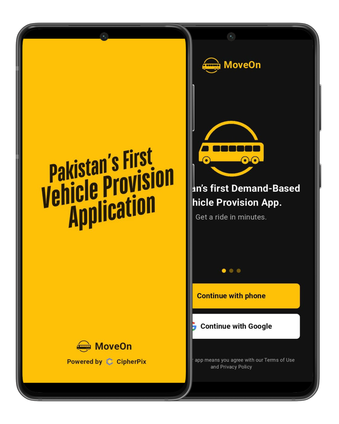 MoveOn App Screenshot